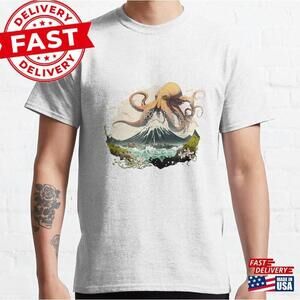 Orange Octapus Of Kyoto Classic T-Shirt